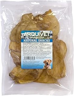 Opciones saludables que sustituyen orejas y tendones para perros