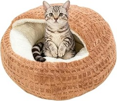¿Qué son las camas tipo cueva para gatos y por qué son ideales?