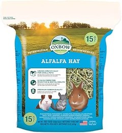 Cantidades recomendadas de heno para conejos y cobayas