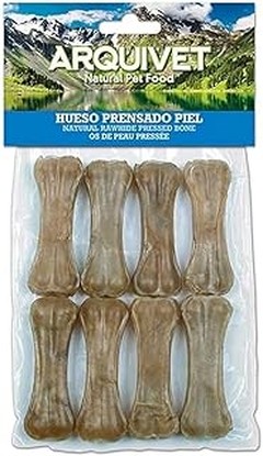Snacks de cuero prensado ideales para perros con problemas dentales