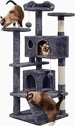 ¿Qué son los muebles de diseño con rascador para gatos?