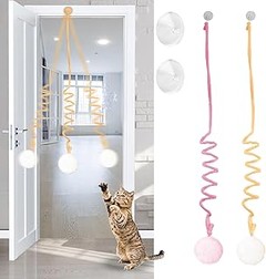 ¿Qué son los juguetes colgantes para gatos y cómo benefician a tu felino?