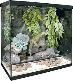 Descubre los diferentes tipos de terrarios de cristal para reptiles