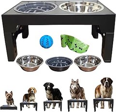 Comederos de acero inoxidable vs. plástico: pros y contras para perros