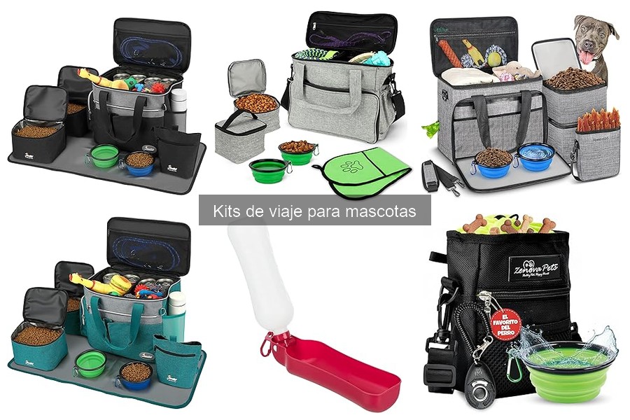Accesorios opcionales para un mejor kit de viaje para mascotas