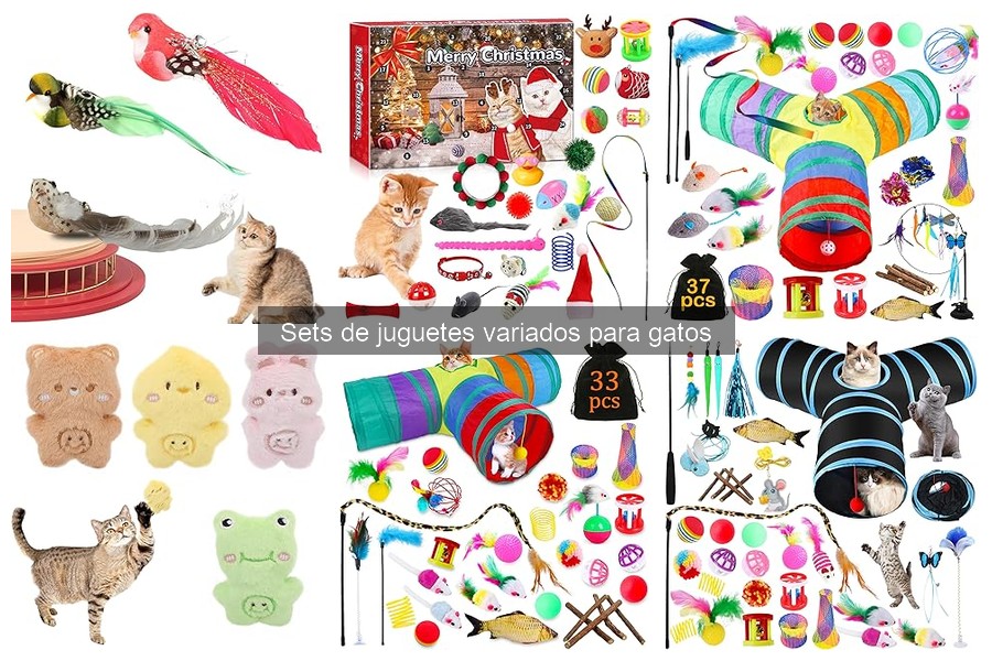 Actividades Creativas con Sets de Juguetes para Gatos