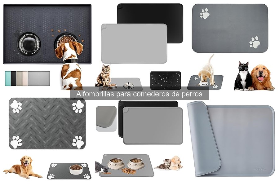 Alfombrillas para comederos de perros: características y beneficios