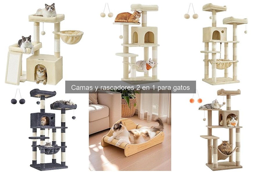 Alternativas a Camas y Rascadores 2 en 1 para Gatos