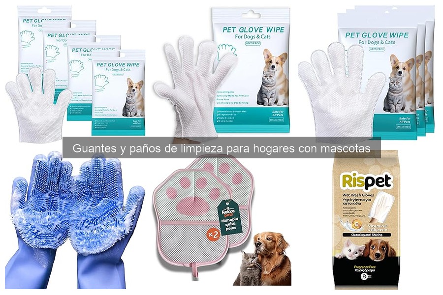 Alternativas a los Guantes de Limpieza para Mascotas