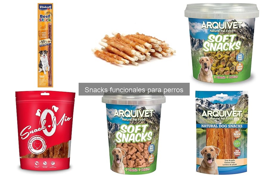 Alternativas a los snacks funcionales para perros