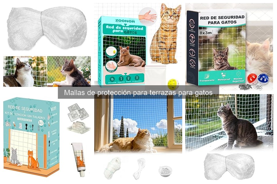 Alternativas a mallas de protección para terrazas de gatos
