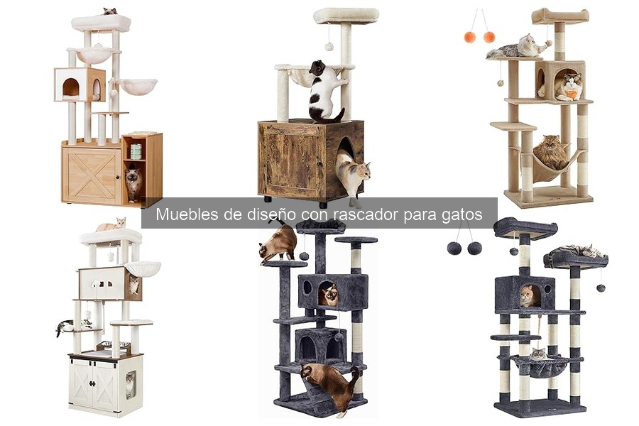 Alternativas a Muebles de Diseño con Rascador para Gatos