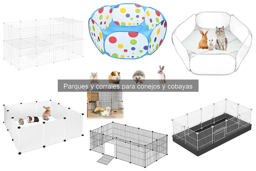 Alternativas a parques y corrales para conejos y cobayas