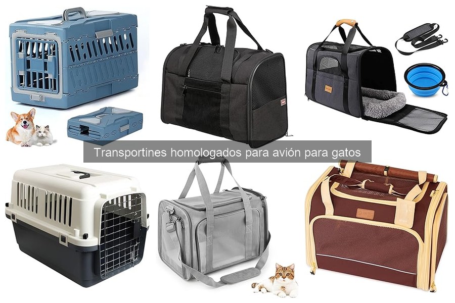 Alternativas a transportines homologados para avión de gatos