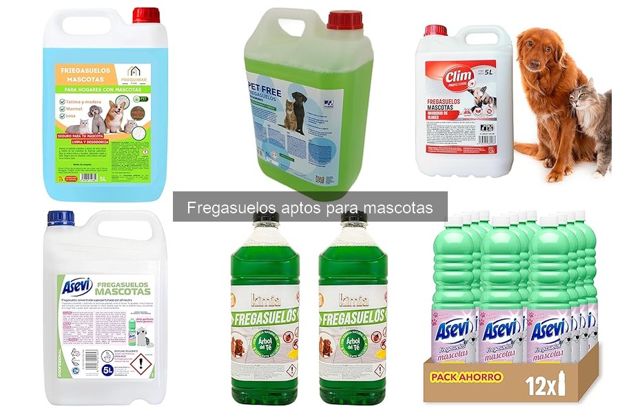 Alternativas naturales a fregasuelos químicos para mascotas