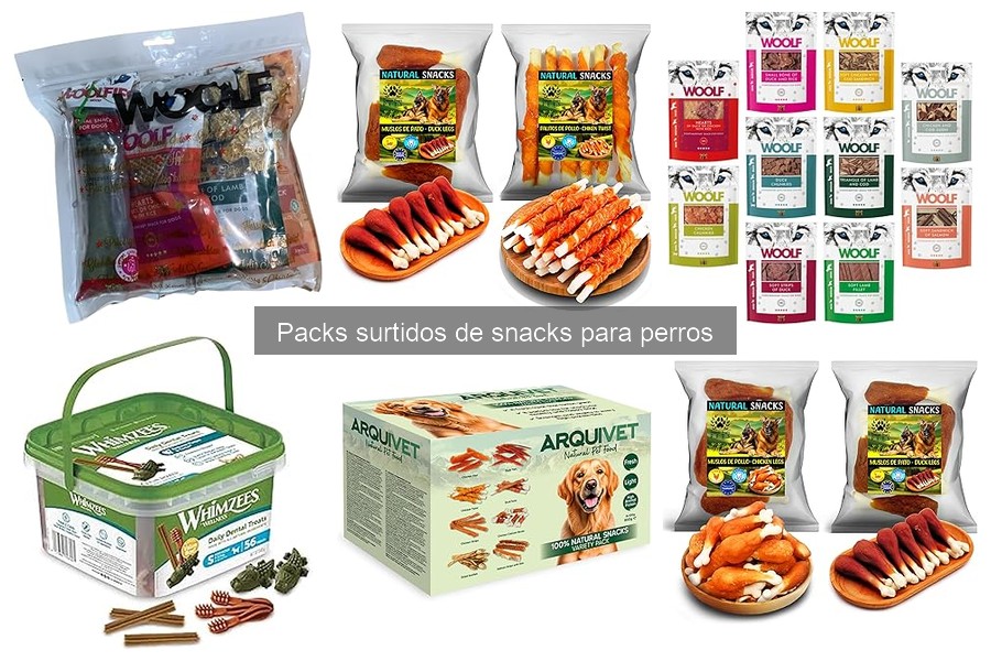 Alternativas saludables a los packs de snacks para perros