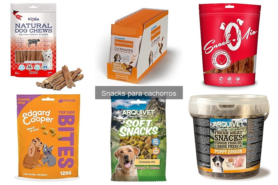 Alternativas Saludables a los Snacks Comerciales para Cachorros
