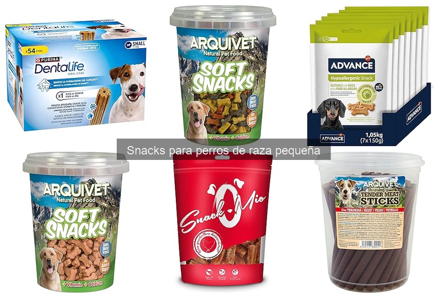 Alternativas Saludables a Snacks Comerciales para Perros Pequeños