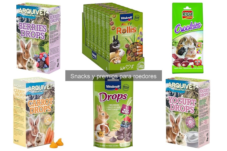 Alternativas Saludables a Snacks Comerciales para Roedores