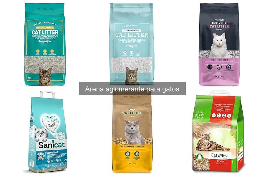 Arena aglomerante biodegradable para gatos: beneficios y comparación