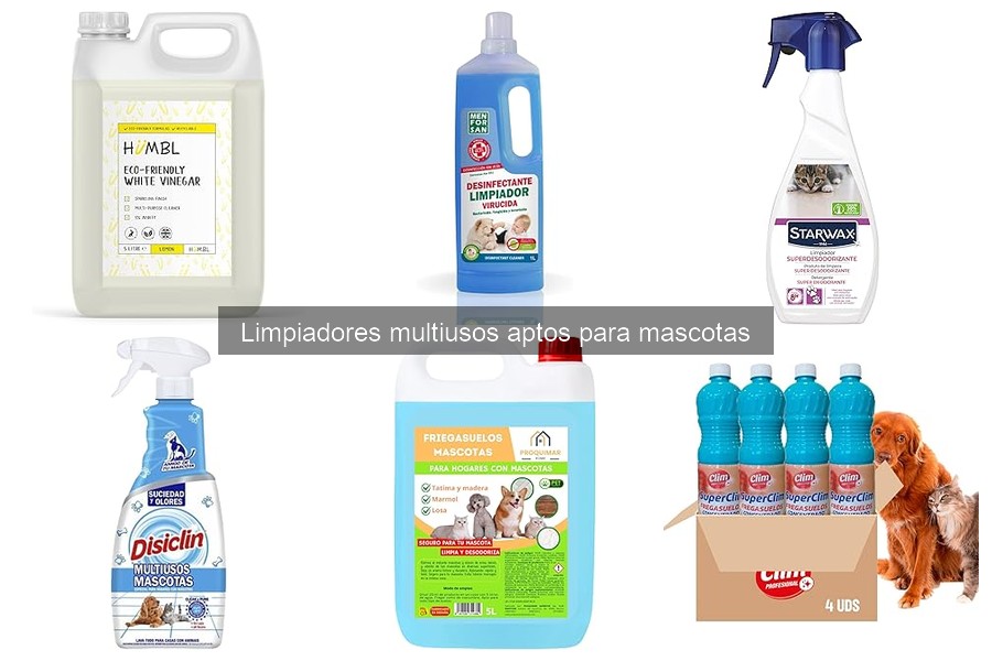 Beneficios de Limpiadores Multiusos para Mascotas