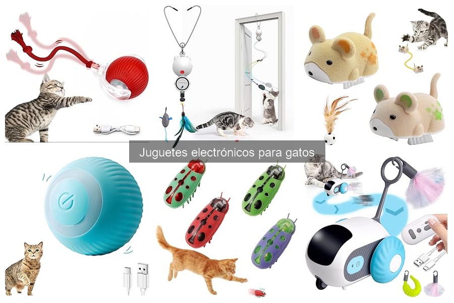 Beneficios de los juguetes electrónicos para gatos