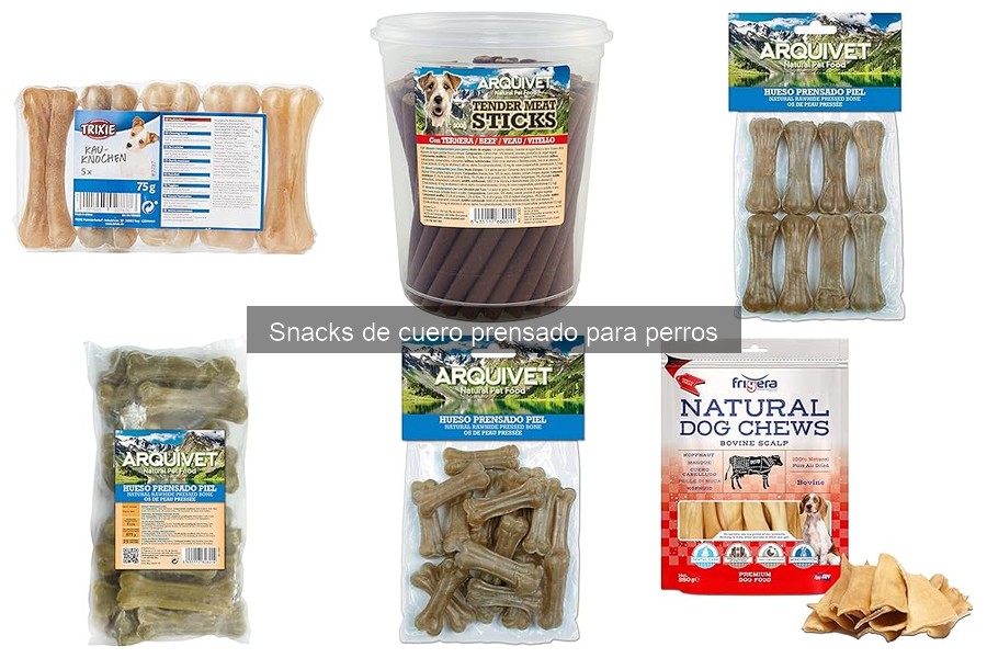 Beneficios de los snacks de cuero prensado para perros
