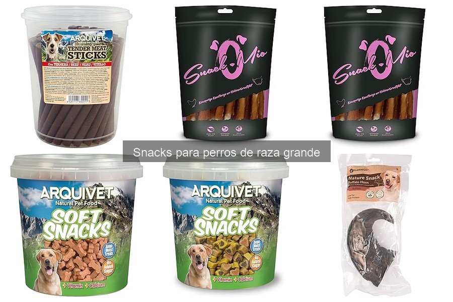 Beneficios de los snacks para perros de raza grande