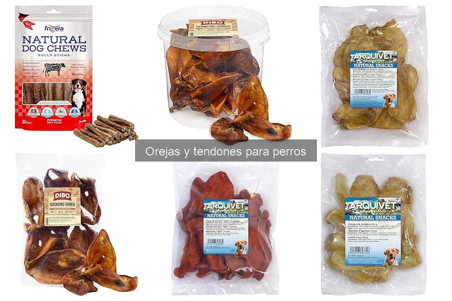 Cómo almacenar orejas y tendones para perros correctamente