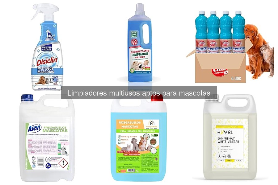 Cómo elegir el mejor limpiador multiusos para mascotas