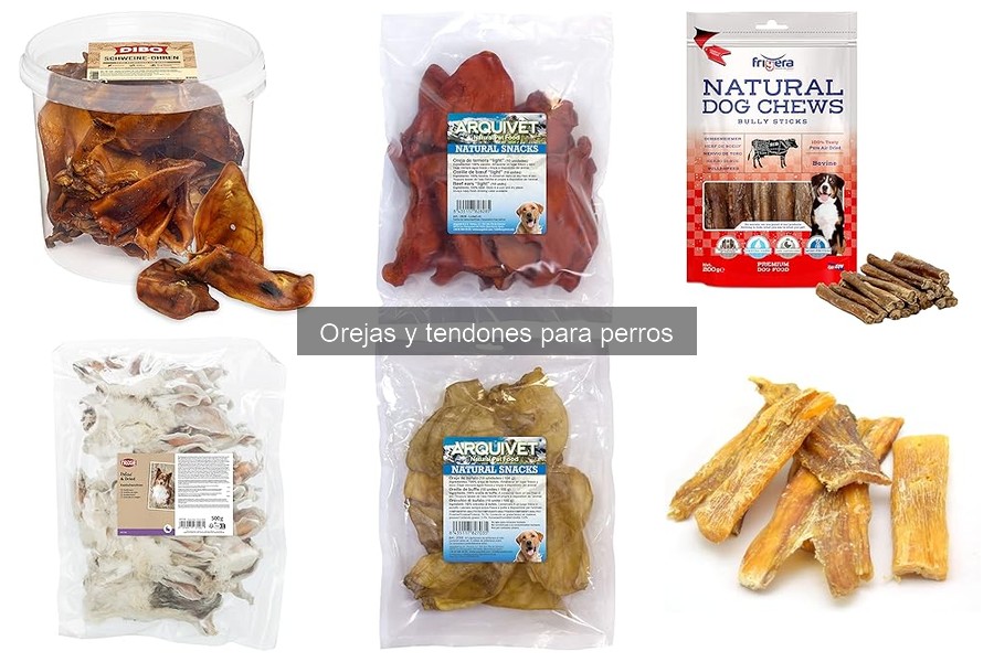 Cómo elegir las mejores orejas y tendones para tu perro
