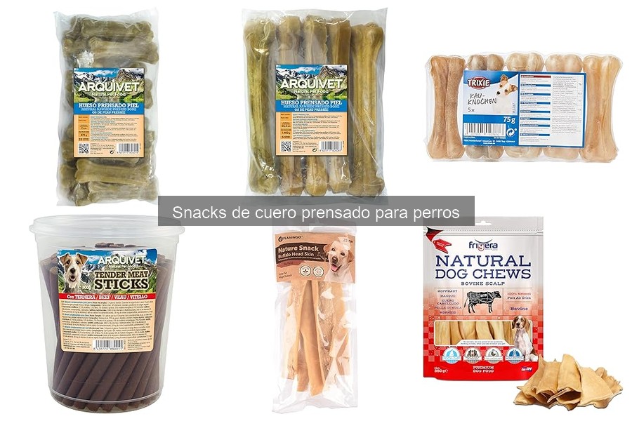 Cómo elegir snacks de cuero prensado para perros