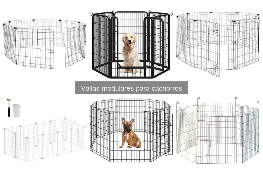 Cómo evitar que un cachorro escape de su valla modular