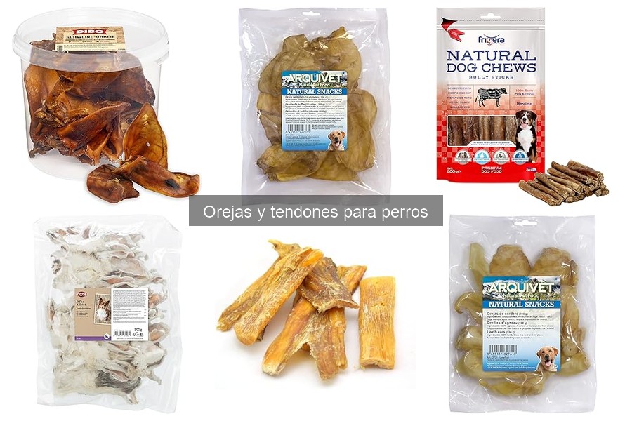 Cómo incorporar orejas y tendones en la dieta de tu perro