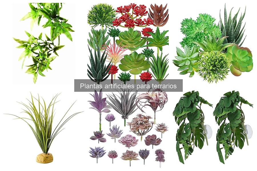 Cómo instalar plantas artificiales en terrarios fácilmente
