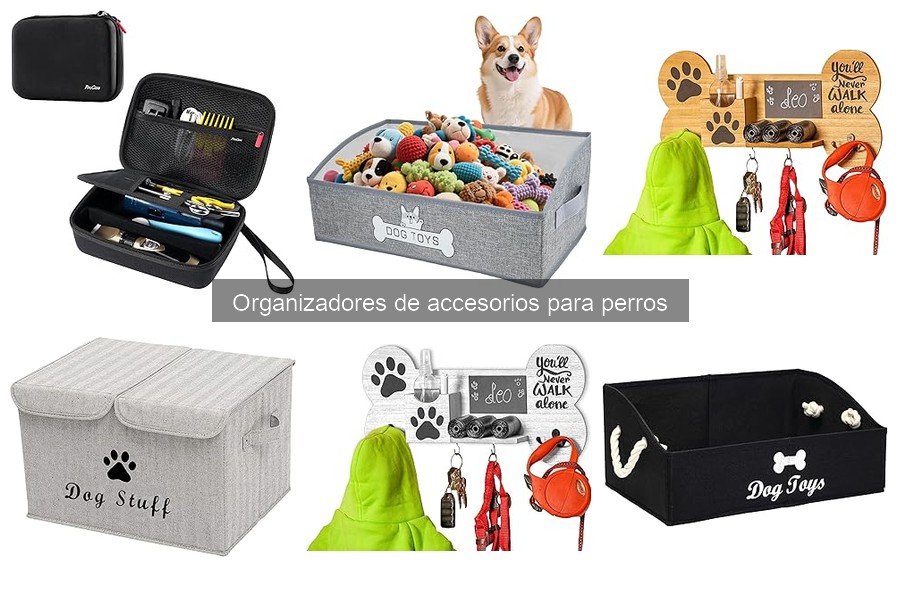 Cómo mantener limpio el organizador de accesorios para perros