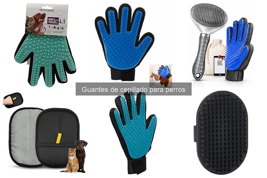 Cómo usar guantes de cepillado para perros correctamente