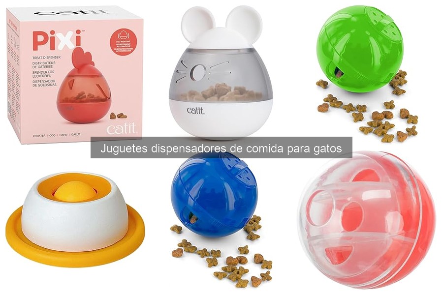 Cómo usar juguetes dispensadores de comida para gatos