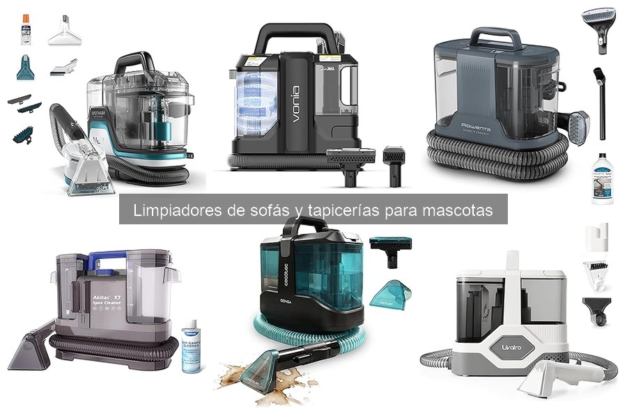 Cómo usar limpiadores de tapicerías para mascotas eficazmente