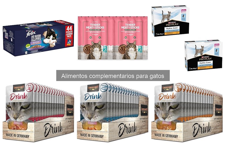 Comparativa de Alimentos Complementarios para Gatos