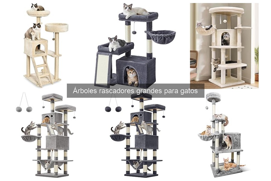Comparativa de Árboles Rascadores Grandes para Gatos