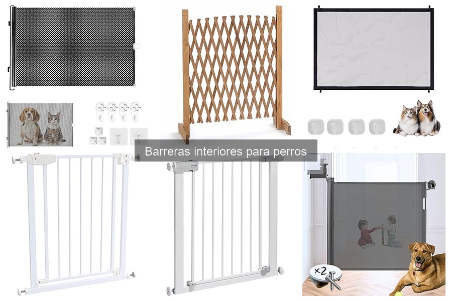 Comparativa de Barreras Interiores y Exteriores para Perros