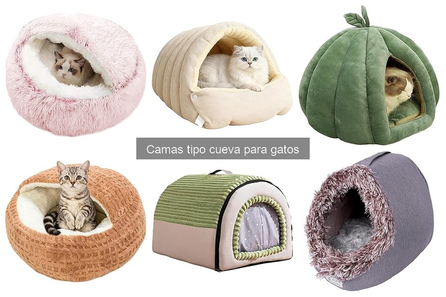 Comparativa de camas tipo cueva y otras para gatos