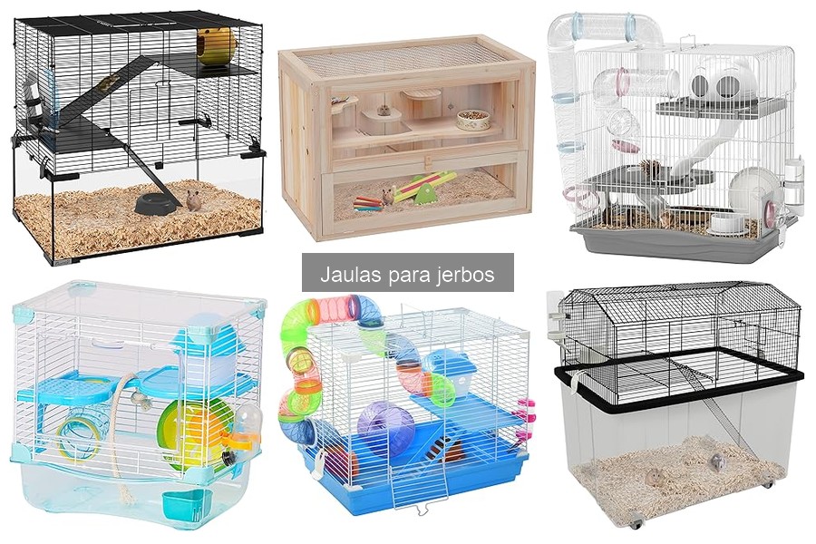 Comparativa de jaulas para jerbos y otras mascotas pequeñas