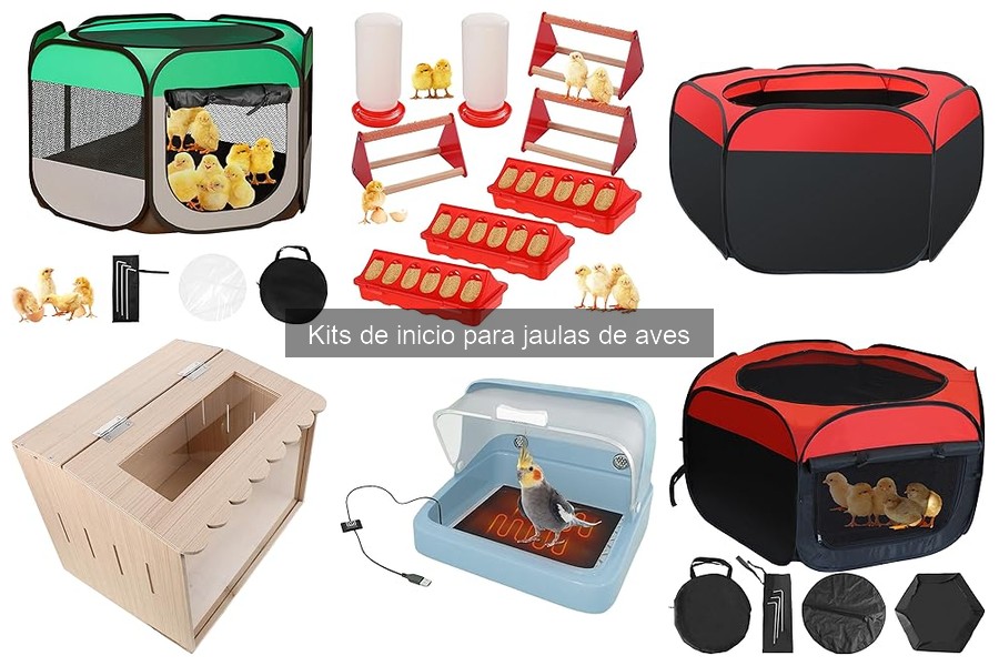 Comparativa de Kits de Inicio para Jaulas de Aves
