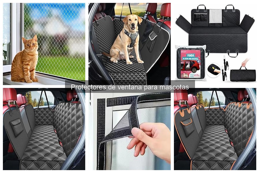 Comparativa de materiales en protectores de ventana para mascotas