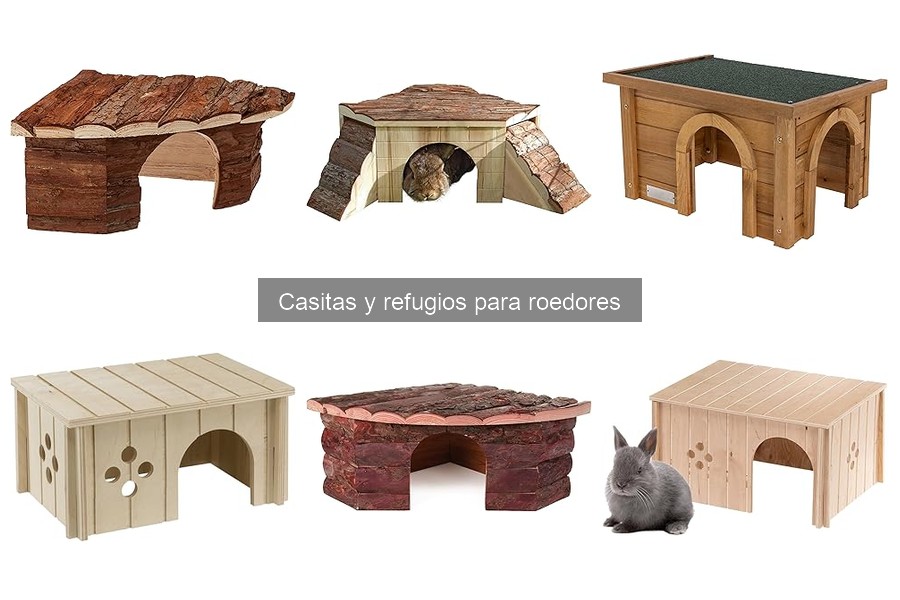 Comparativa de materiales para casitas de roedores