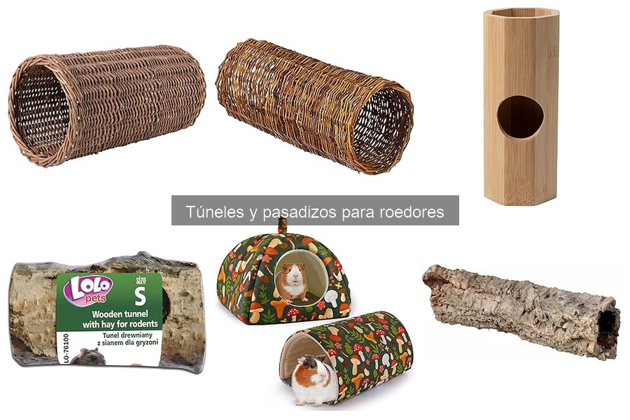 Comparativa de materiales para túneles de roedores