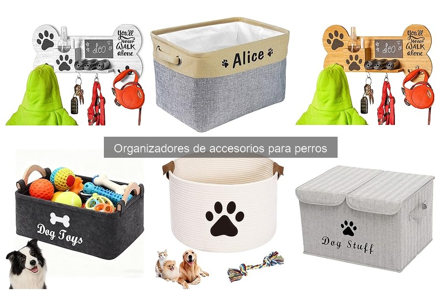 Comparativa de organizadores de accesorios para perros