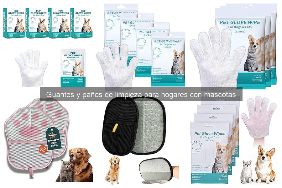 Comparativa de Paños de Limpieza para Mascotas